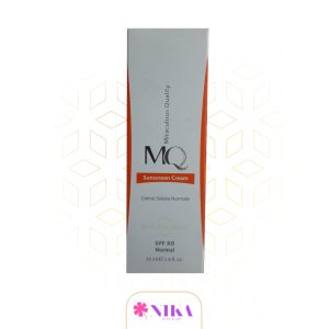 کرم ضد آفتاب بژ طبیعی MQ SPF 50 مناسب پوست نرمال – ۵۵ میل